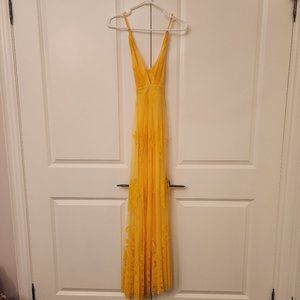 Yellow Floor Length Dress